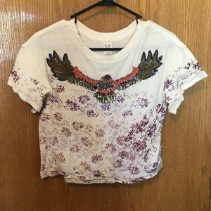 We the Free sequin eagle tee